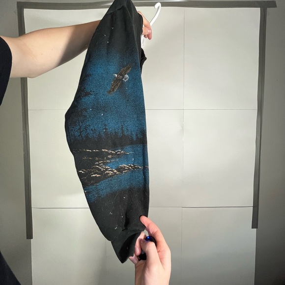 Vintage All over Eagle Graphic Crewneck Women’s Medium - Picture 5 of 7